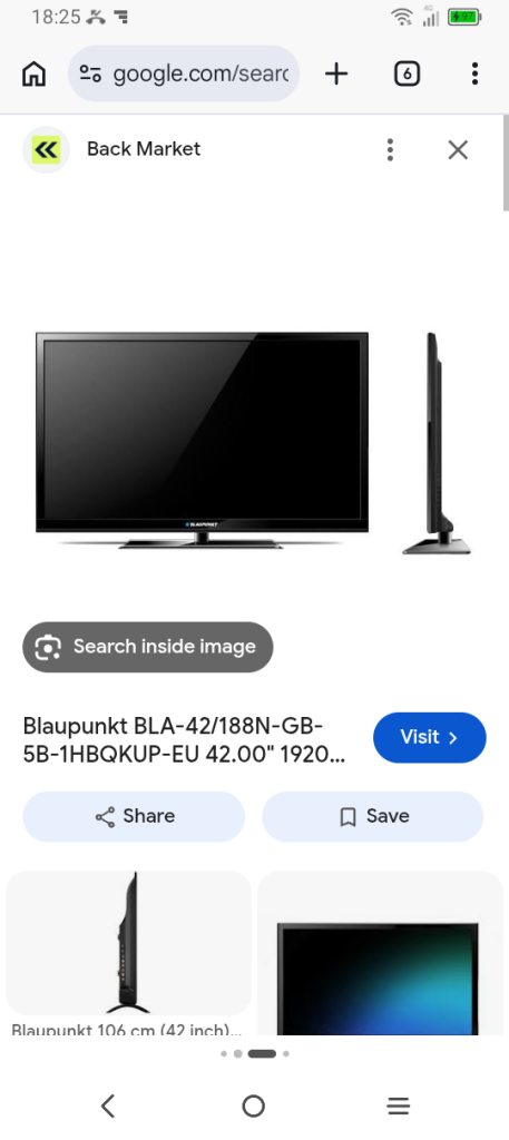 43 inch blaupunkt no remote £40