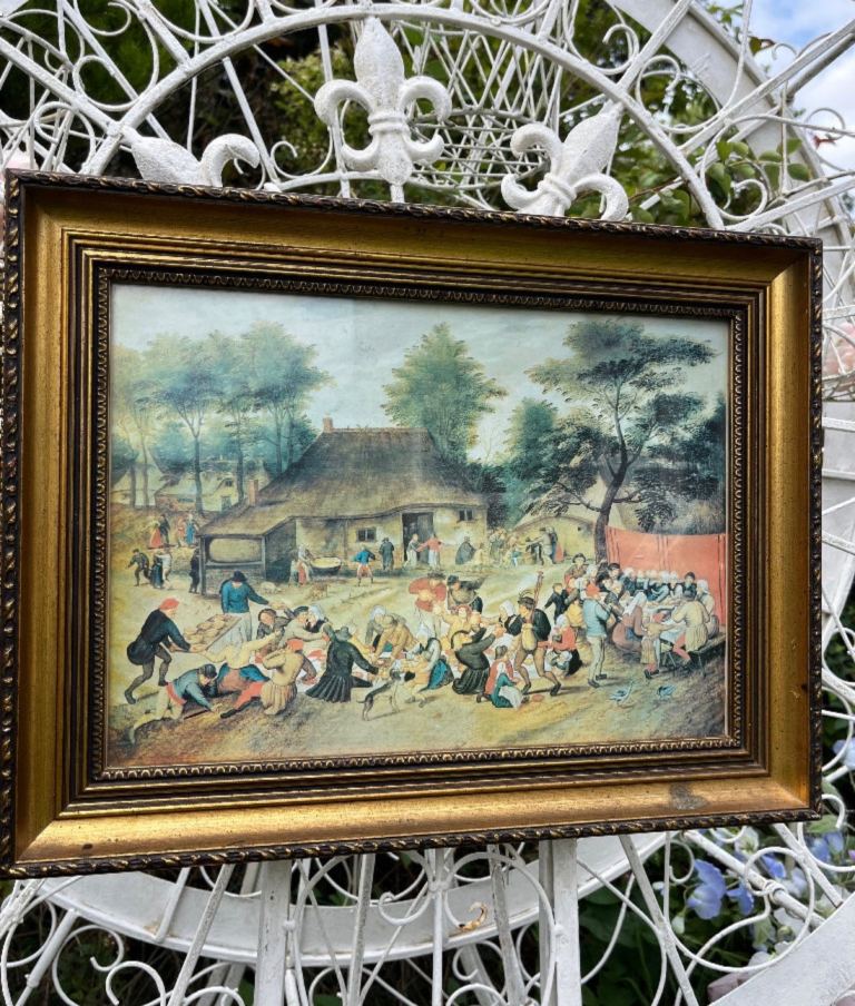 Pieter Bruegel The Younger: The Peasant Wedding/The Wedding Feast Framed Print   