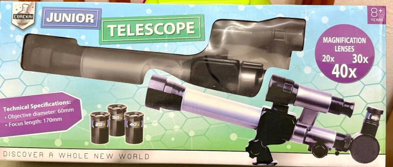 image for New in original box kids junior telescope.