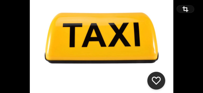 Taxi plate for sale 