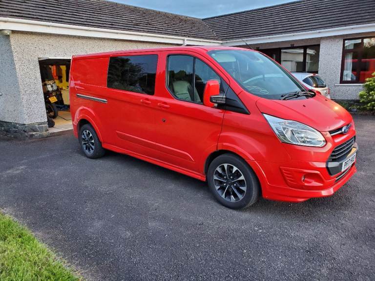 Ford, TRANSIT CUSTOM,290 Sport 170BHP Crew cab 5 seat 2017, Manual, 1996 (cc)lwb L2