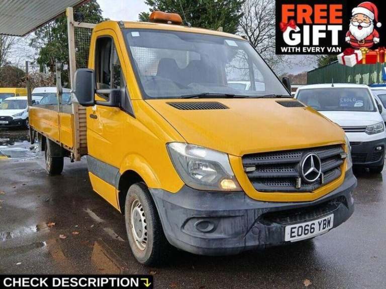 2016 Mercedes-Benz Sprinter 2.1 313 CDI Chassis Cab 2dr Diesel Manual RWD L1 (129 bhp) 2.1 2dr Dr...