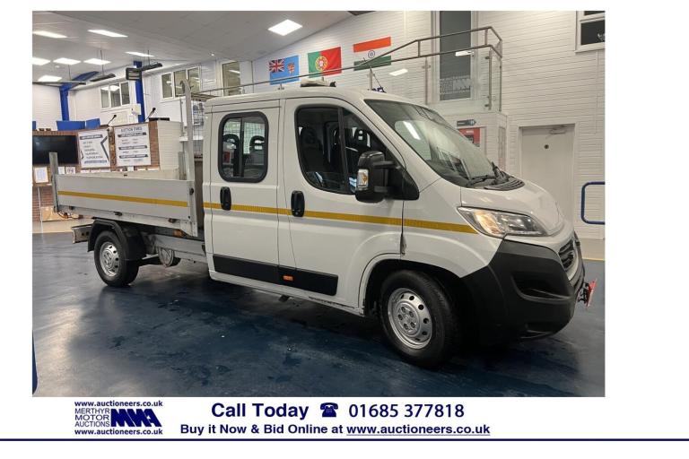2019 Fiat Ducato 35 2.3MULTIJET II 130PS 7 SEAT DOUBLE CAB TIPPER (EURO 6). ---------------- Tipp...