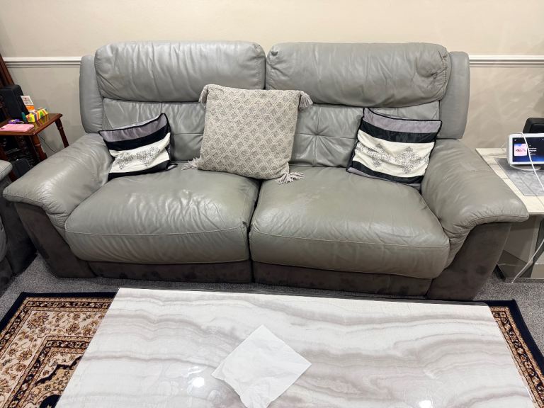 DFS recliner sofas x2