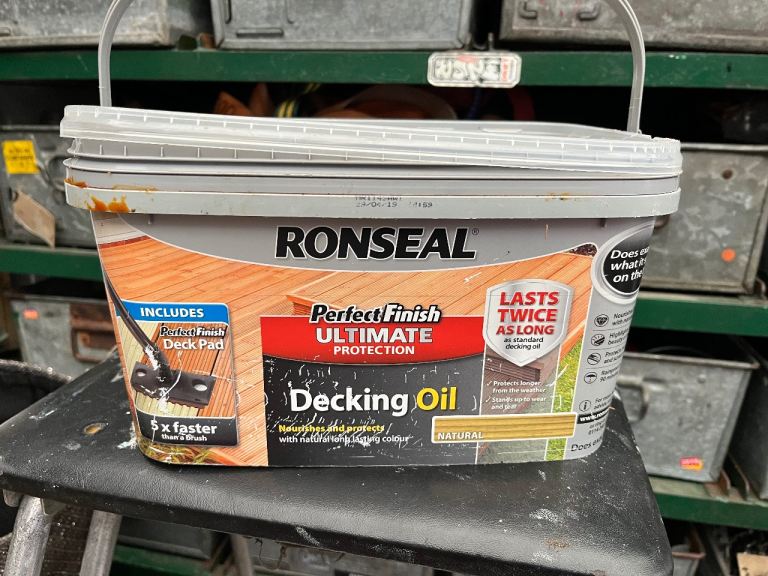 Brand new Ronseal 2.5 litre decking oil 