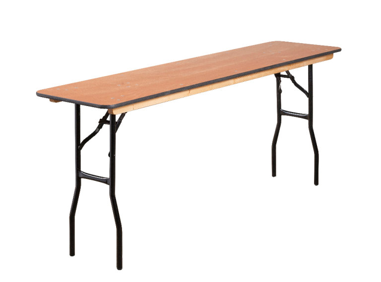 6ft x 1ft6 Wooden Trestle Table