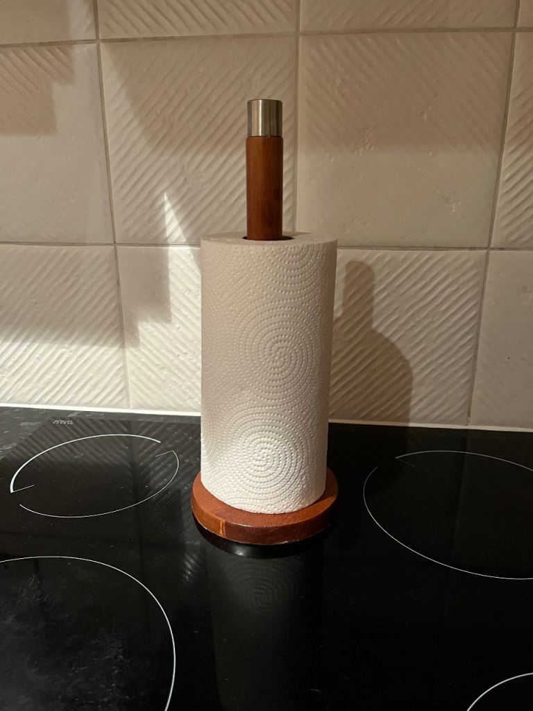 FREE Wooden Paper Towel Holder