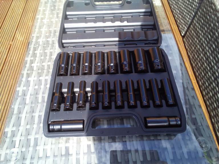 Tools. Socket and spanner