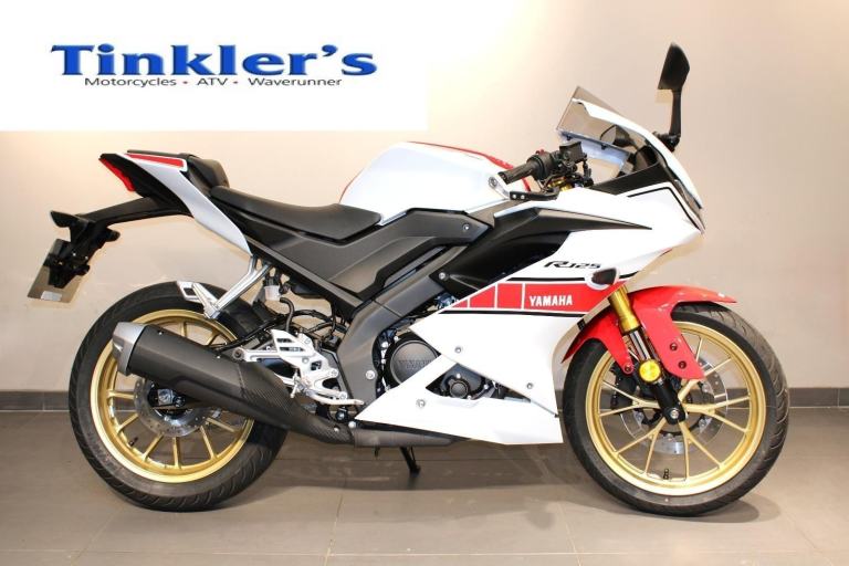 2023 23 Yamaha R125 60th Anniversary Edition White/Red