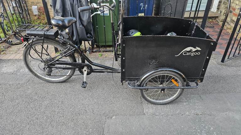 Good Condition Electric Cargo Bike - Cangoo Black
