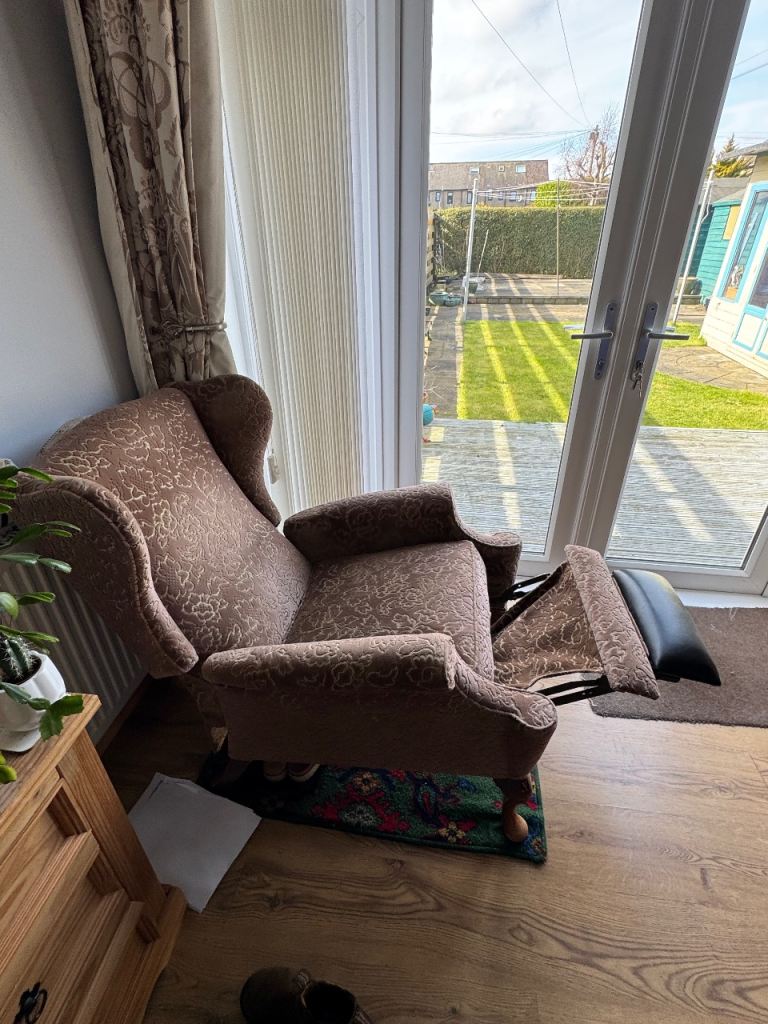 Knoll Burghley Parker Knoll Recliner Chairs Second Hand Vintage