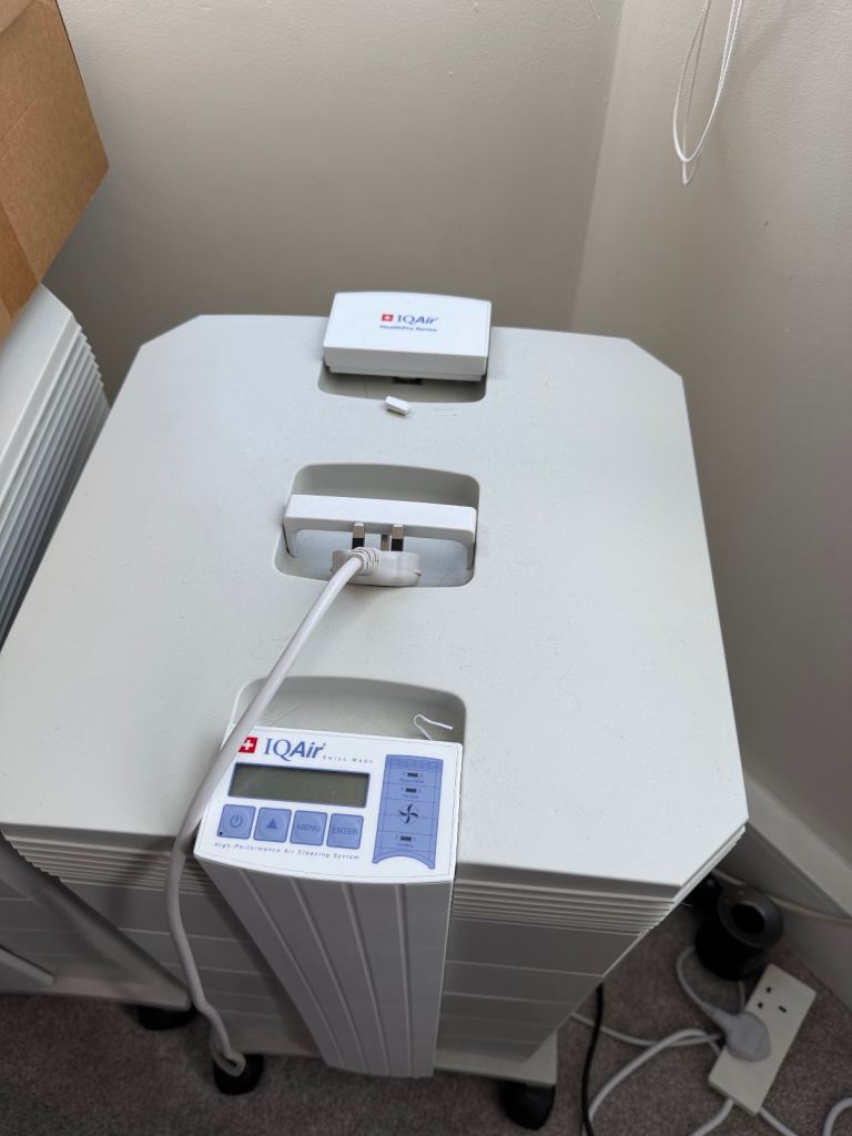 2 sets of IQAir HealthPro 250 Air Purifier – Good Condition