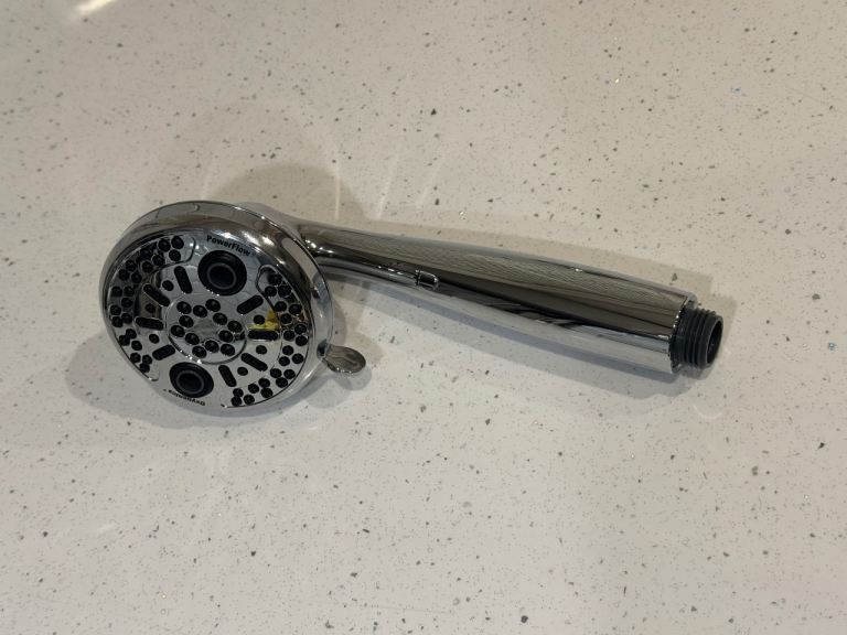 Oxygenics PowerFlow Shower Head – High Pressure Multi‑Spray – Chrome – Brand New