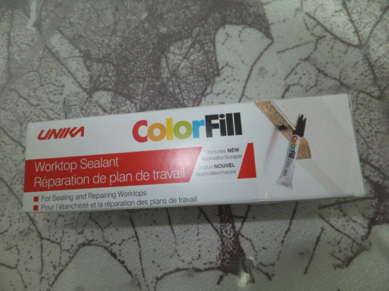 NEW & SEALED TUBE OF BEECH ColorFill Worktop joint seal /surface repair. 25g +20ml Solvent cleaner. 