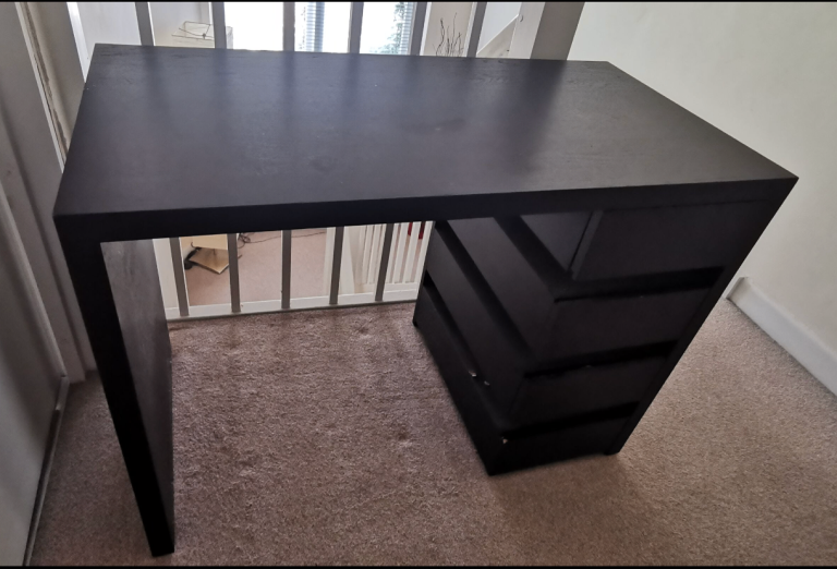 Habitat Wood Dressing Table in Black/Brown Colour RRP £560