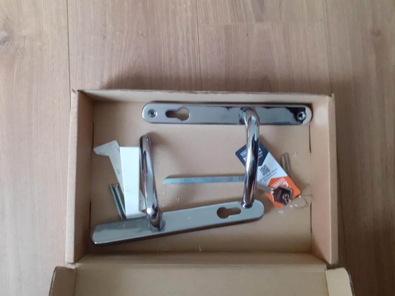 PVC Double Glazed White Door Frame 1000mm x 2101mm w/Window