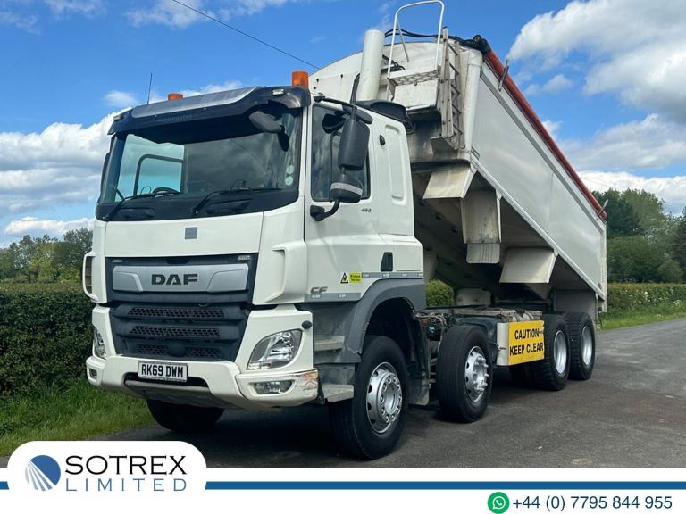 DAF TRUCKS CF450 8 X 4 Alloy Body Tipper with Sleeper Cabin