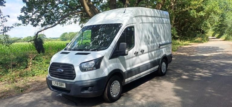 2018 Ford Transit 350 ex bt workshop l2 h3 107k new wetbelt ideal camper conversion  PANEL VAN Di...