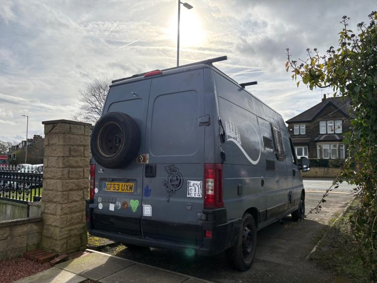FIAT DUCATO 2.8 JTD LWB DIESEL MANUAL CAMPERVAN MOTORHOME SOLAR SHOWER OFF GRID