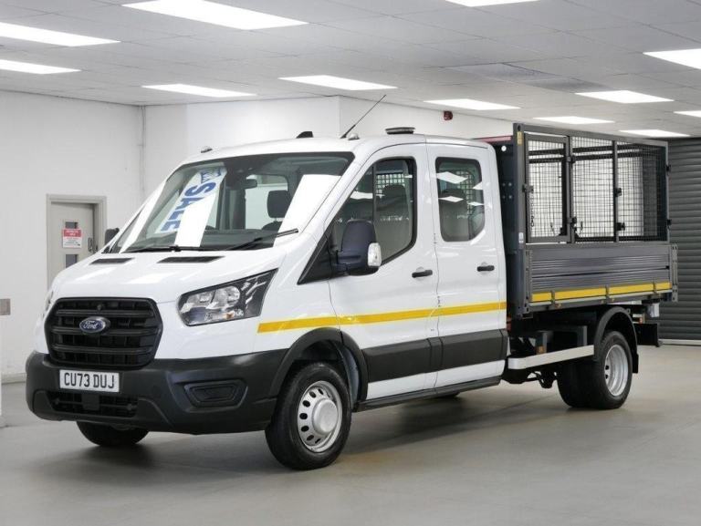 73 FORD TRANSIT 470 RWD 2.0 EBL 170 BHP L3 LONG CREWCAB 7 SEATER CAGED TIPPER