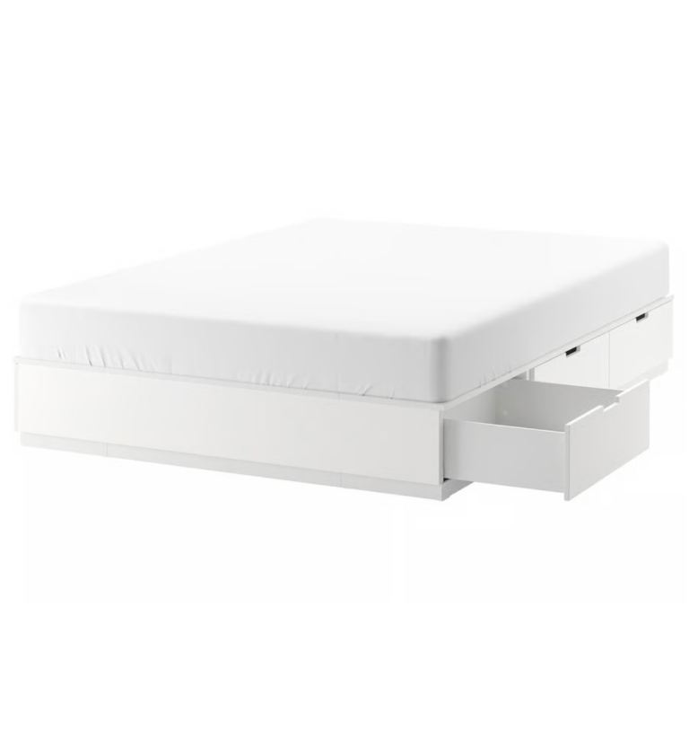 image for FREE DELIVERY - IKEA NORDLI BED & STORAGE 