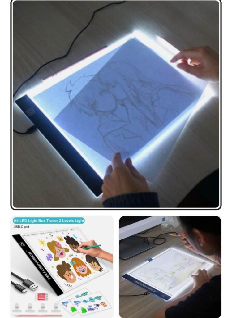 Light board for crafting ,drawing 