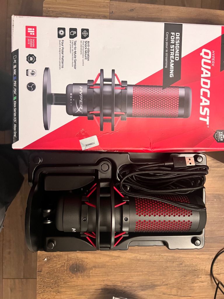 Hyper quad cast mic