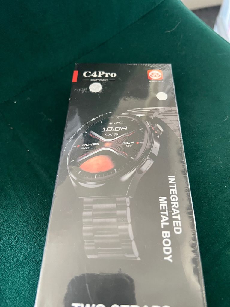 C4Pro smart watch integrated metal body 