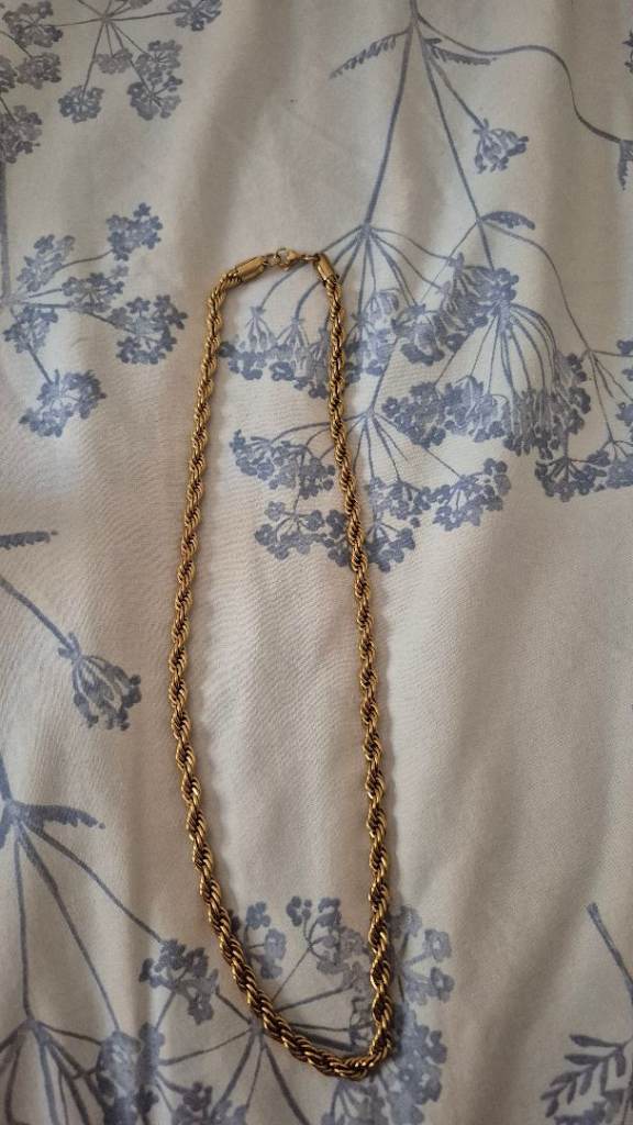 9ct gold filled rope chain