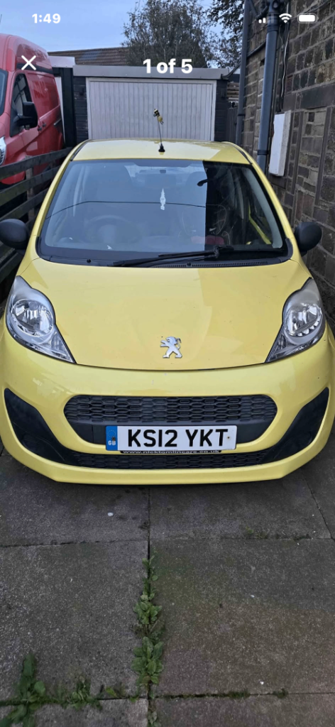 Peugeot, 107, Hatchback, 2012, Manual, 998 (cc), 3 doors