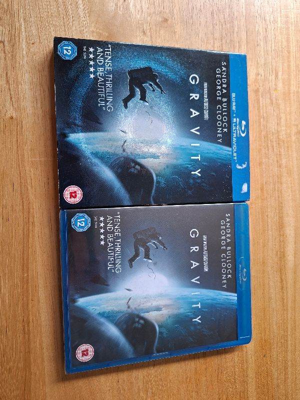 Gravity Blu-Ray DVD