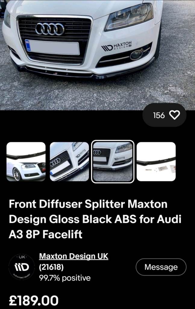 Maxton Design Front Splitter