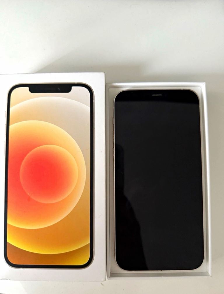 Apple iPhone 12 White 128gb - Unlocked, As Good As New