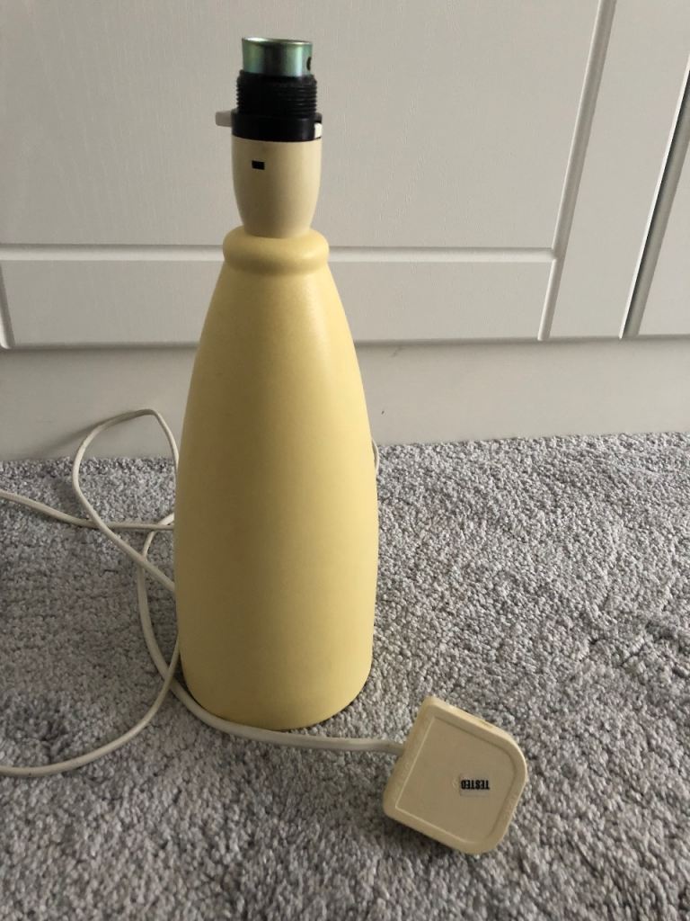 image for M&S Yellow Tablelamp