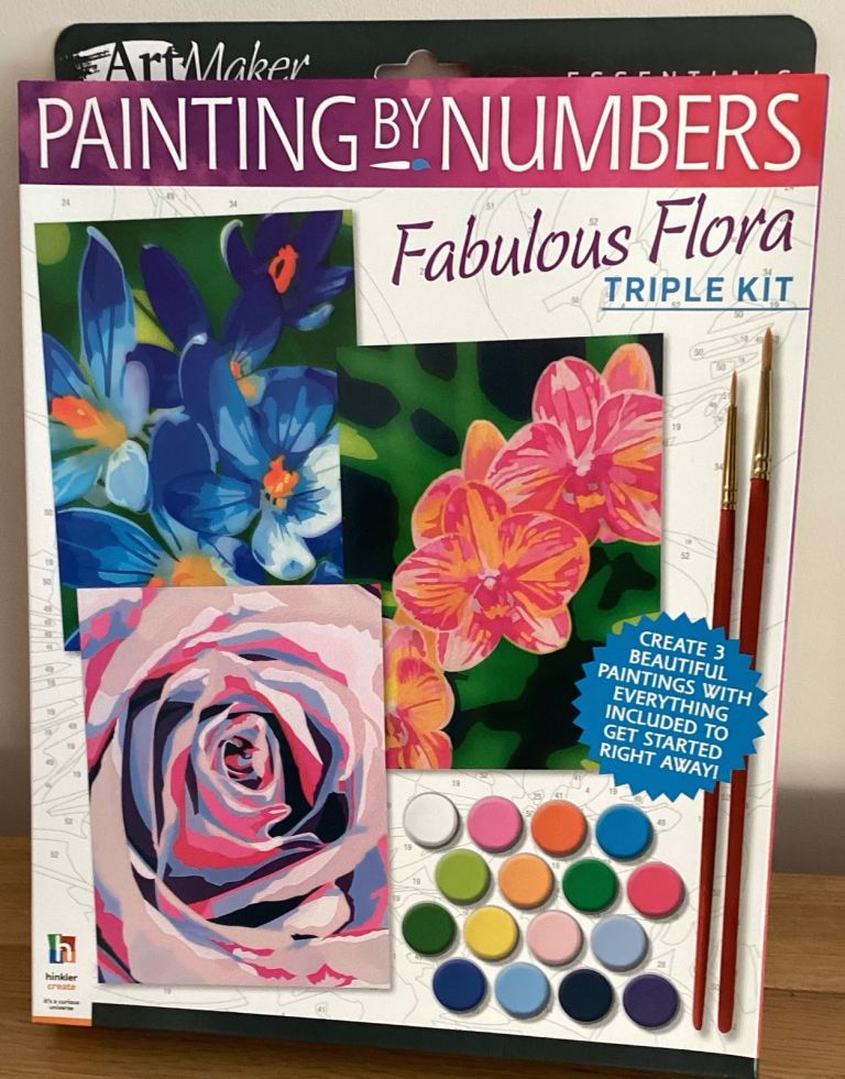 Painting By Numbers Kit  Fabulous Flora Art Maker Essentials