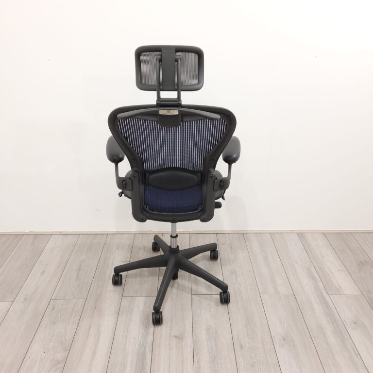 AERON BLUE MESH OFFICE CHAIR- HERMAN MILLER- BISHOPS STORTFORD 