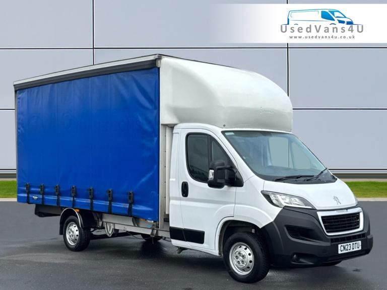 2023 Peugeot Boxer 333 Professional Prem+ Luton Curtainside Eu6 140S -NO VAT Curtainsider Diesel ...