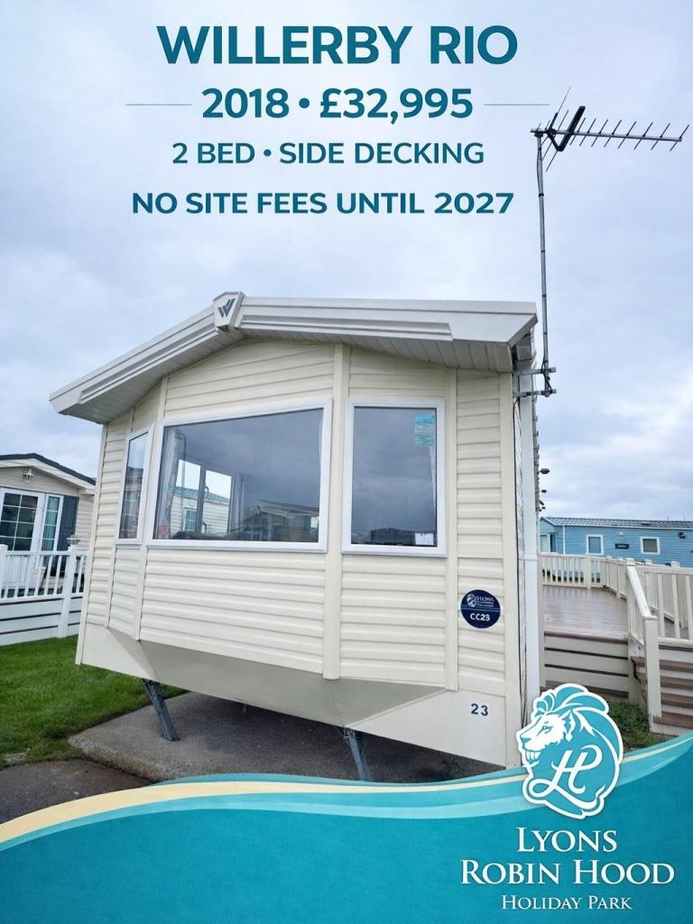 SITED STATIC CARAVAN FOR SALE BY THE COAST