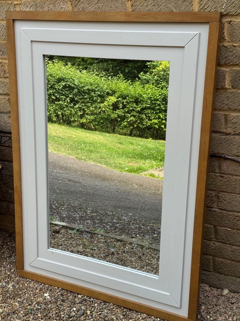 Large Mirror - wood finish