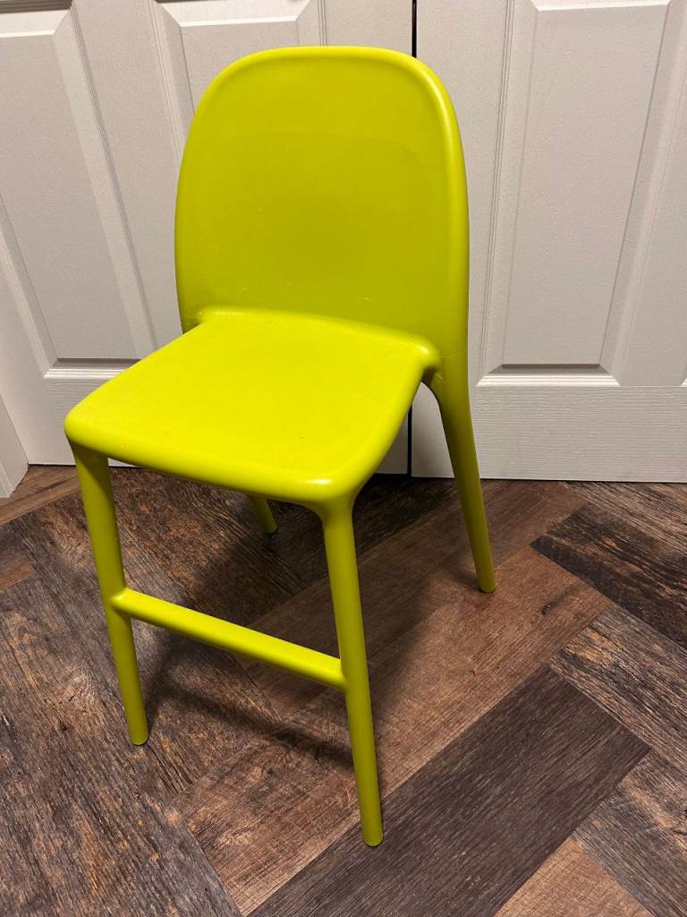 Kids Ikea green Urban plastic dining chair 