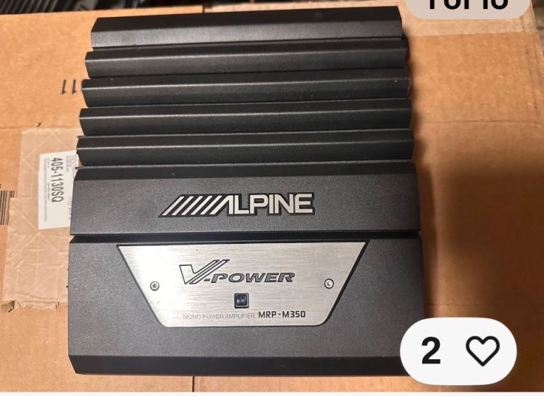 Alpine Amp 