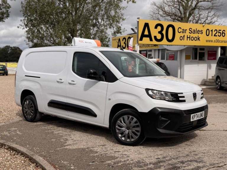 2024 Peugeot Partner 1.5 BlueHDi 100 Asphalt Van PANEL VAN DIESEL Manual