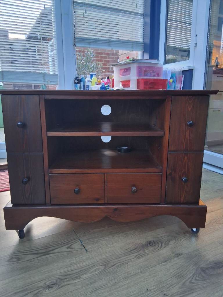 Wooden TV stand 