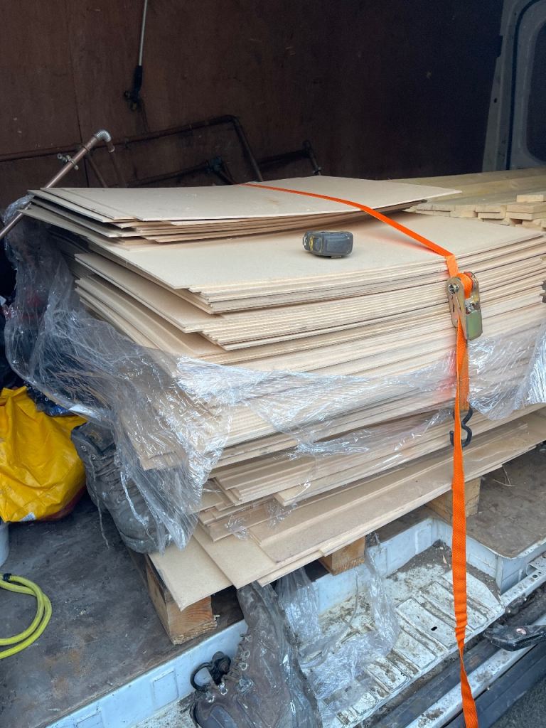 Hard board sheet new job lot wood not ply 