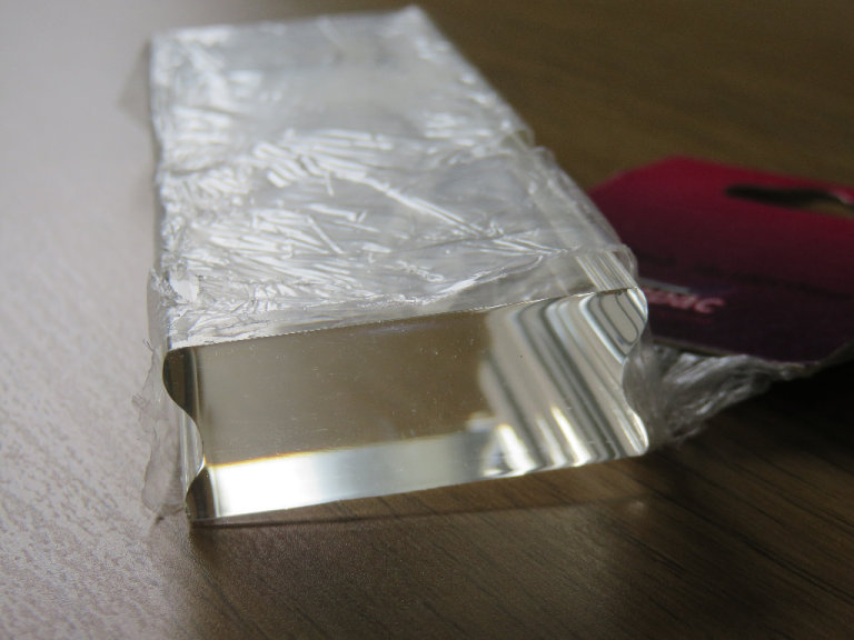 Acrylic Block for Stamping/Printing - 38 x 100mm