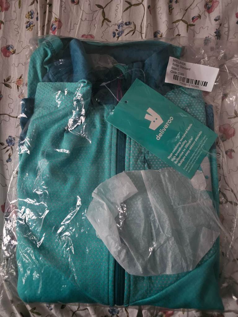 image for Deliveroo mid layer thermal jacket