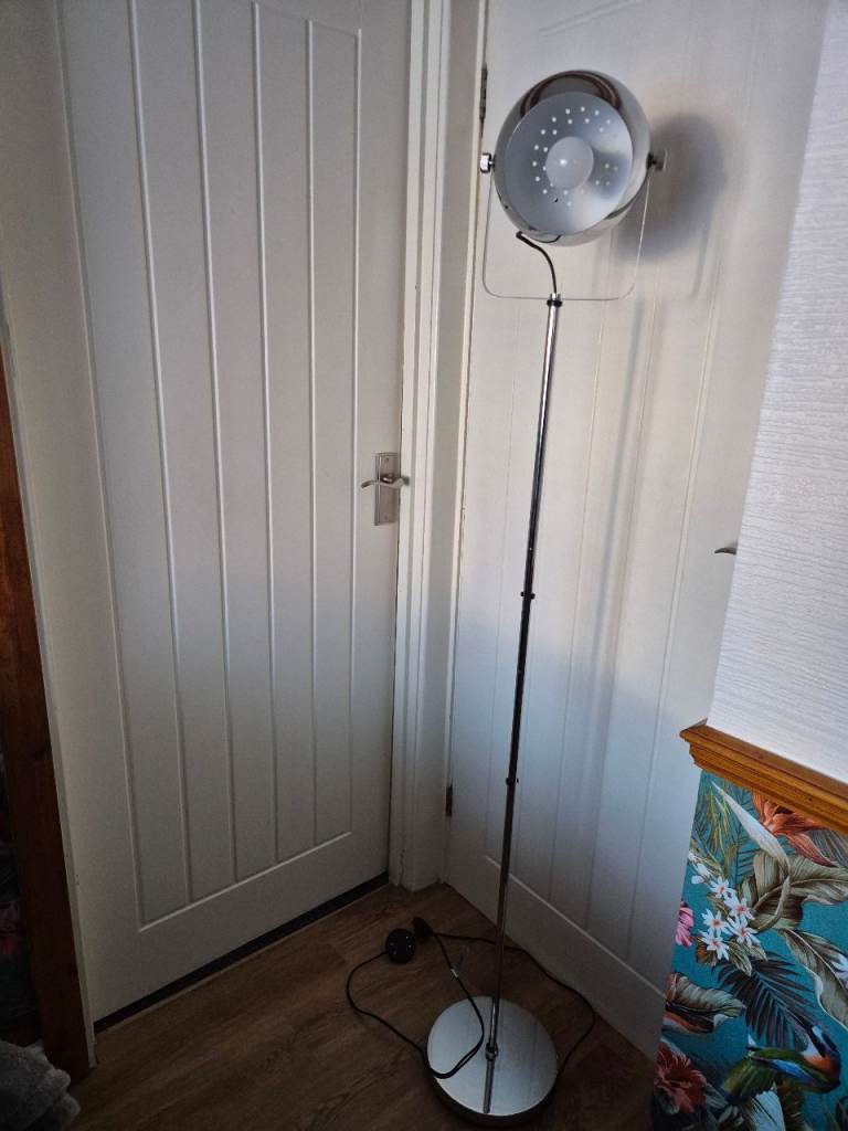 Floor lamp with adjustable  head
