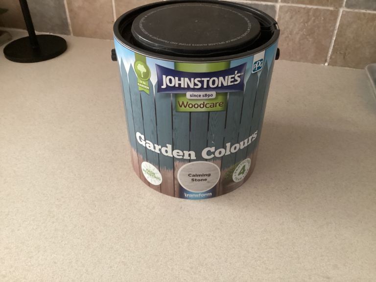Johnson’s Wood Care Garden Colours. 2.5 L unopened 