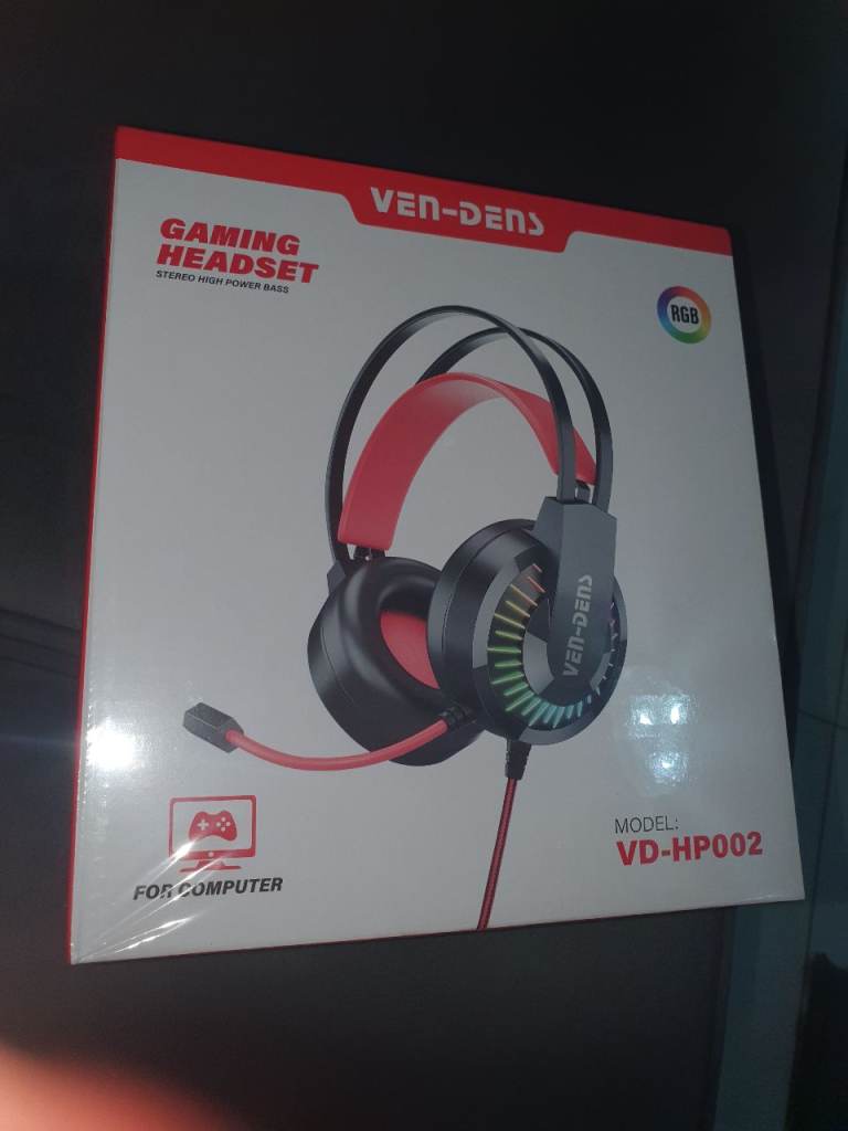 VEN-DENS Gaming Headset VD-HP002 – New, For Computer