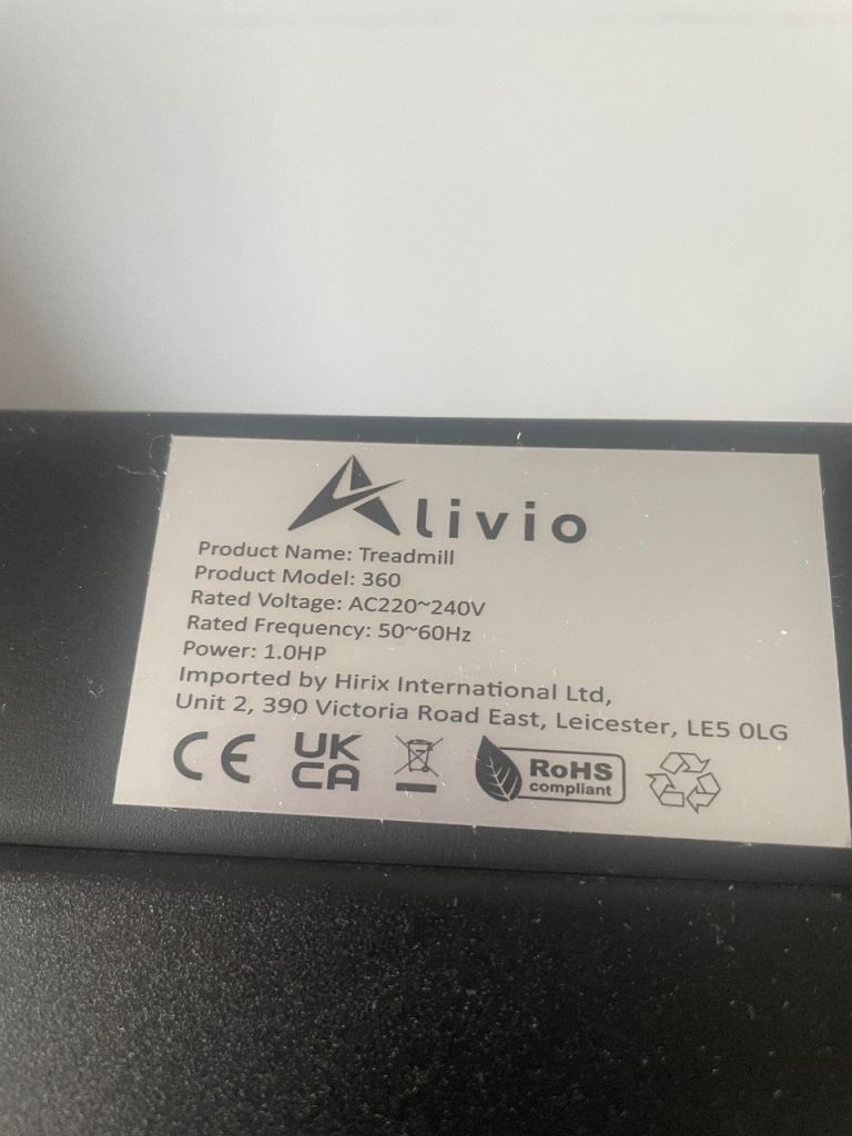 Alivio under desk treadmill used twice 